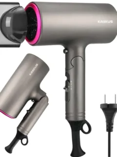 Nowoczesna suszarka do włosów z koncentratorem powietrza.