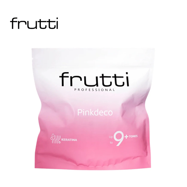 Frutti Professional PINK Rozjaśniacz z keratyną 9 tonów 500g