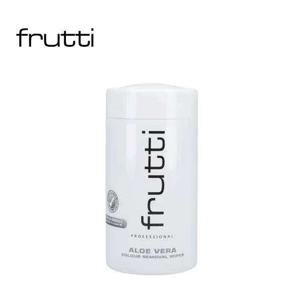 Frutti Professional Chusteczki do zmywania farby z aloesem 100szt.